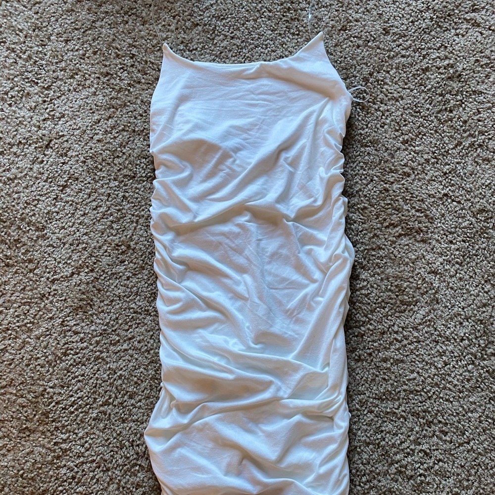 FashionNova Next to you Ruched Mini Dress